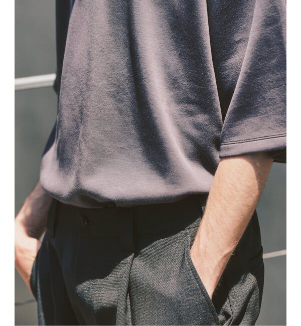 417 EDIFICE「ネックジャカード クールタッチTシャツ」|Tシャツ・カットソー|