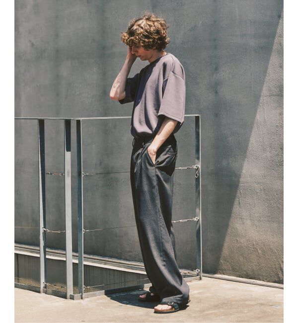 417 EDIFICE「ネックジャカード クールタッチTシャツ」|Tシャツ・カットソー|