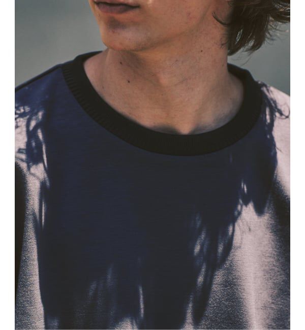 417 EDIFICE「ネックジャカード クールタッチTシャツ」|Tシャツ・カットソー|