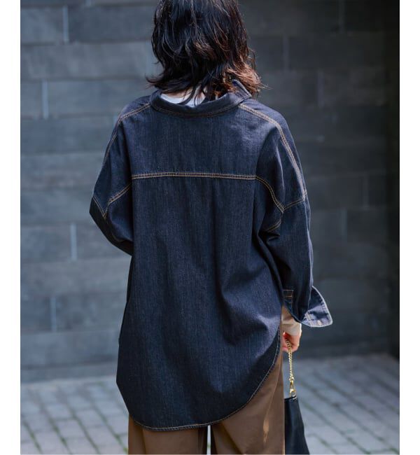 JOURNAL STANDARD relume「《追加》【LANCER/ランサー】デニムビッグシャツ」|シャツ・ブラウス|