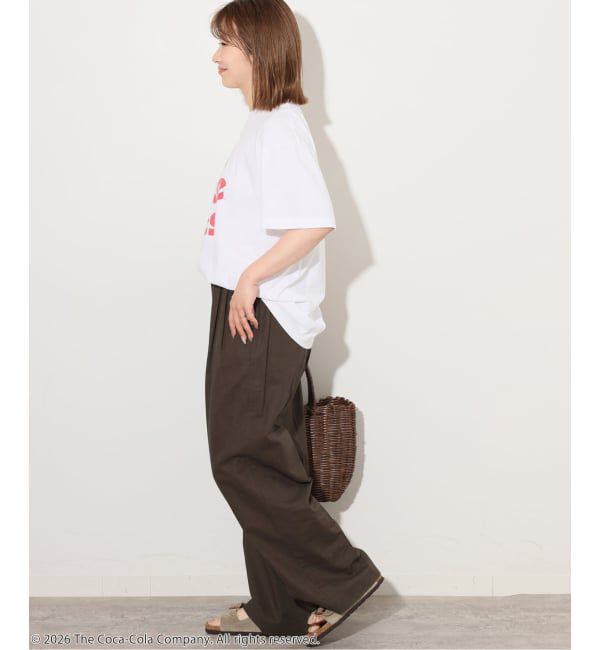 JOURNAL STANDARD relume「《追加》リネンコットンギャザータックパンツ」|その他|