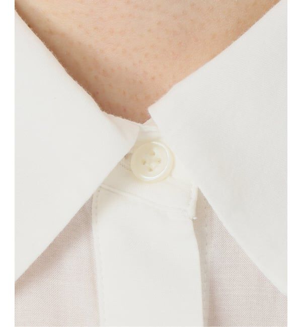 Spick and Span「《手洗い可》C/Rボイルタックノースリーブブラウス」|シャツ・ブラウス|