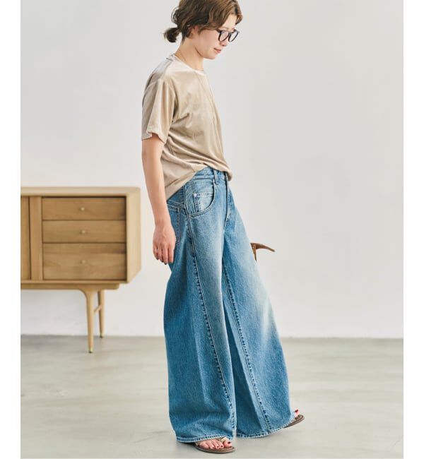 Spick and Span「《予約》TA / PEベロアTシャツ」|Tシャツ・カットソー|