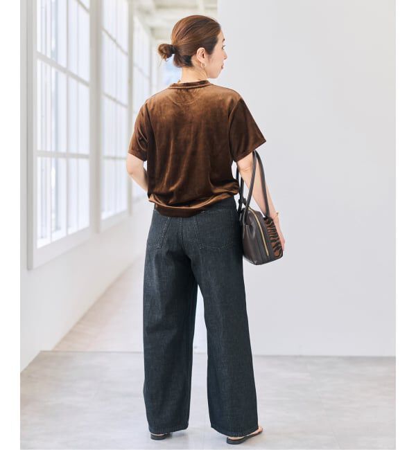 Spick and Span「《予約》TA / PEベロアTシャツ」|Tシャツ・カットソー|
