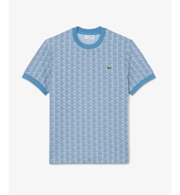 LACOSTE「モノグラムジャカードTシャツ」|Tシャツ・カットソー|