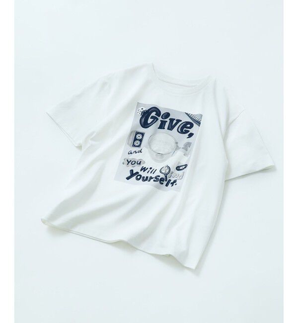 ADAM ET ROPE'「【Chocomoo&times;ADAM ET ROPE' 】EX PRINT TEE」|Tシャツ・カットソー|