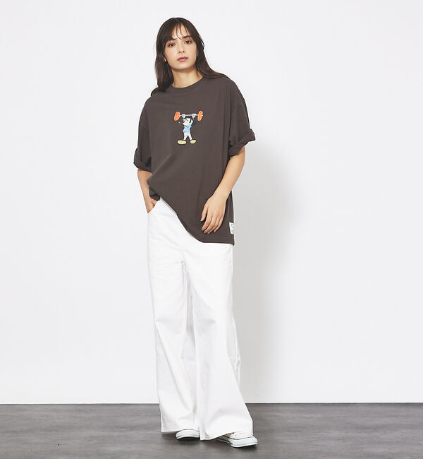 Rouge vif「【DISCUS/ディスカス】DISCUS&times;Disneyコラボ Tシャツ　半袖/デ」|Tシャツ・カットソー|