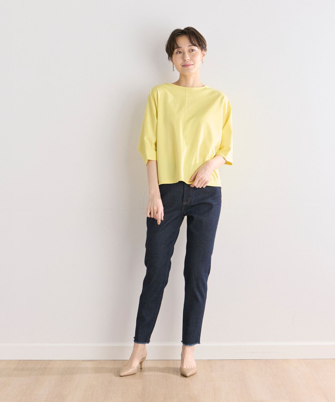 7-IDconcept.「H.SALT Easy ミッドライズテーパードイージーデニム《Healthy DENIM》」|デニム|