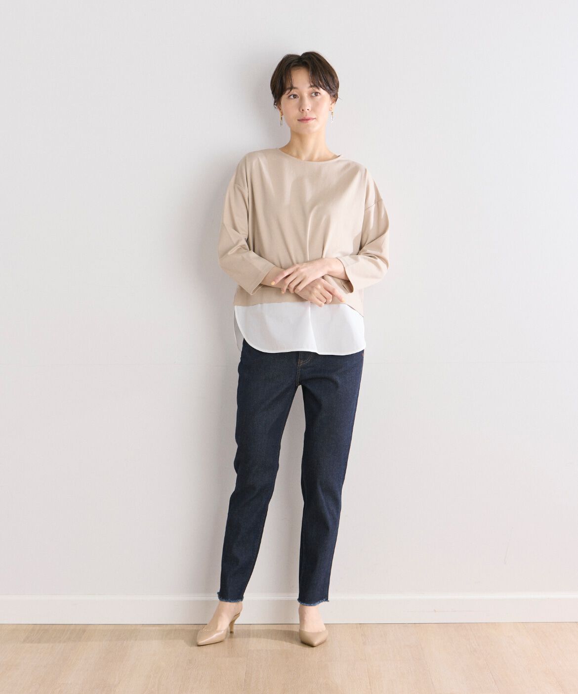 7-IDconcept.「H.SALT Easy ミッドライズテーパードイージーデニム《Healthy DENIM》」|デニム|