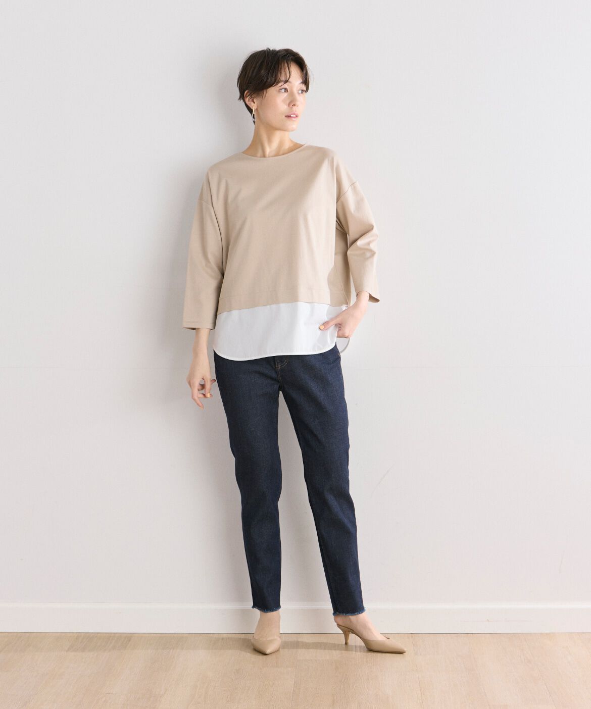 7-IDconcept.「H.SALT Easy ミッドライズテーパードイージーデニム《Healthy DENIM》」|デニム|