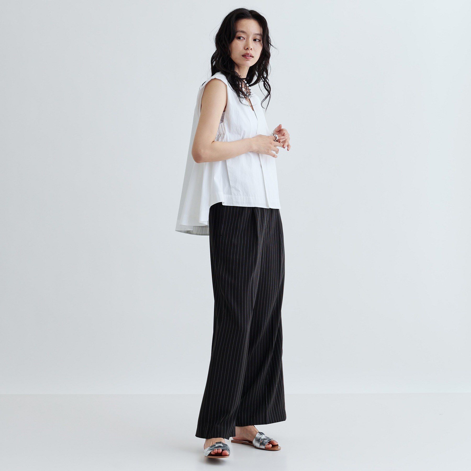 GALLEST「【セットアップ対応】イージーストレートワイドパンツ【カセット服／オケージョン／通勤】」|その他|