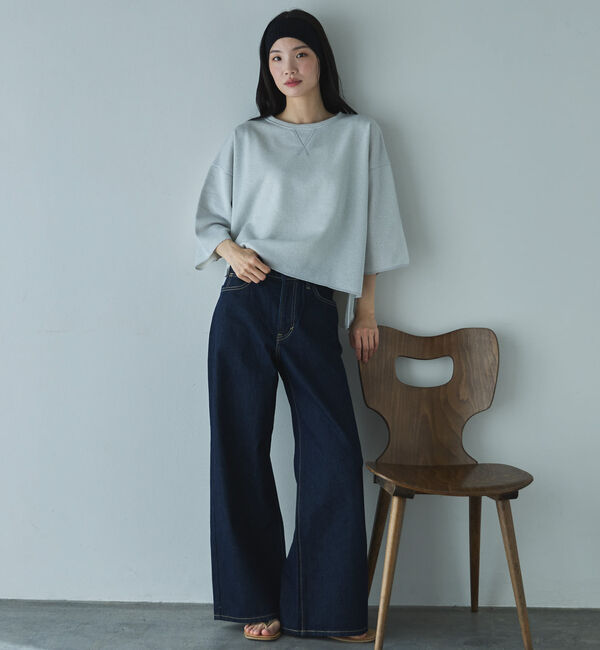 Doux archives「ラメ裏毛ショートスリーブＰＯ」|Tシャツ・カットソー|