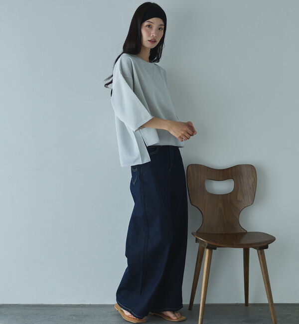Doux archives「ラメ裏毛ショートスリーブＰＯ」|Tシャツ・カットソー|