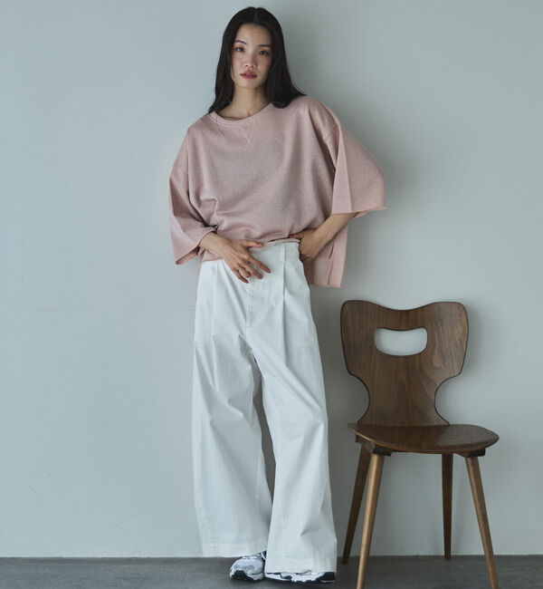 Doux archives「ラメ裏毛ショートスリーブＰＯ」|Tシャツ・カットソー|