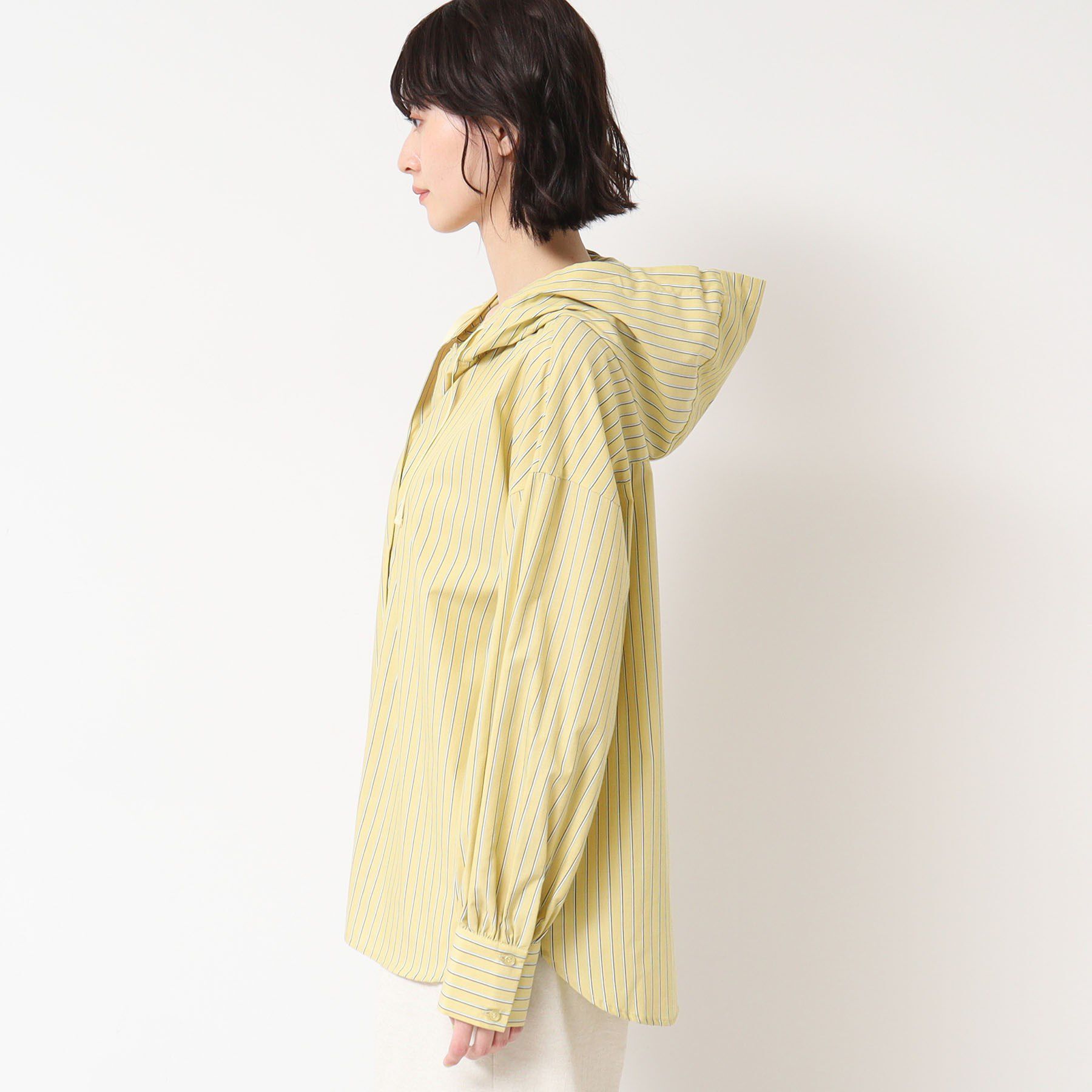 Dessin「【洗える・4サイズ展開】フーデットブラウス（XS～L）」|シャツ・ブラウス|