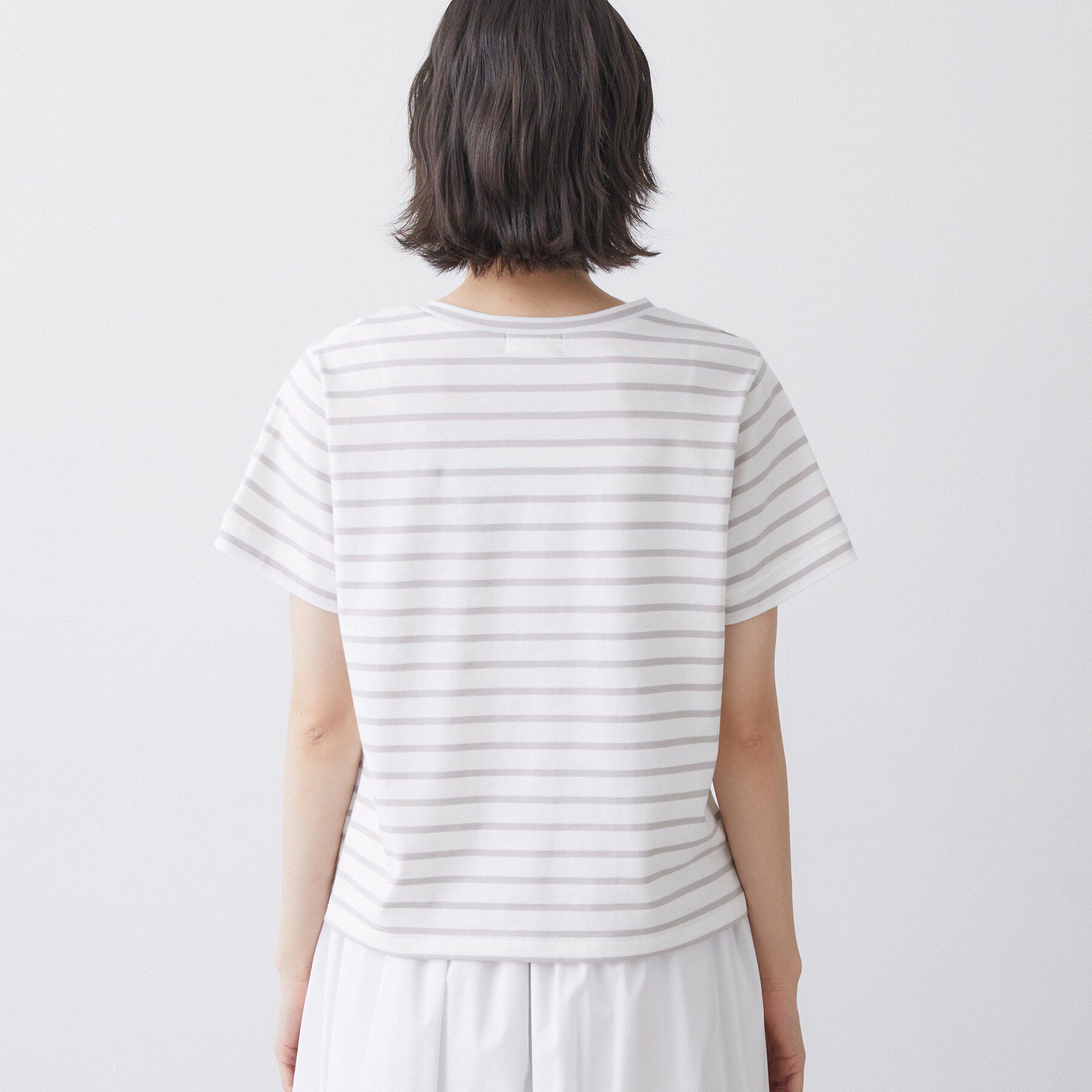 Dessin「【洗える】半袖ボックスシルエットカットソー」|Tシャツ・カットソー|
