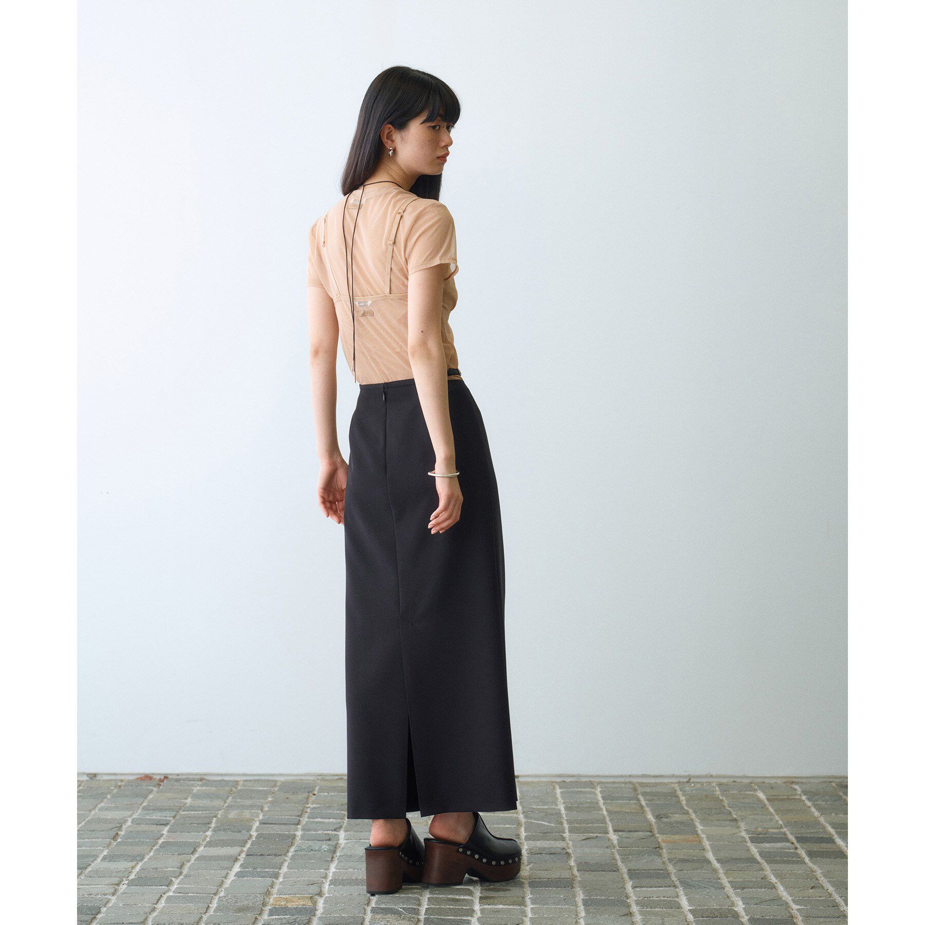 CODE A「sensual satin skirt」|スカート|