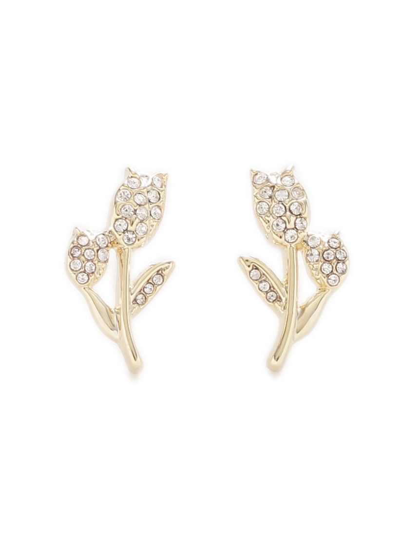 CELFORD「ビジューチューリップピアス」|ピアス|GLD
