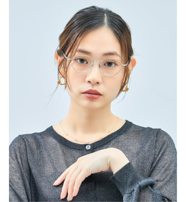  「[黒石奈央子さん ｺﾗﾎﾞ] Zoff｜Naoko Kuroishi メガネ | クラウンパント 伊達・度付き レンズ交換券付」|メガネ|