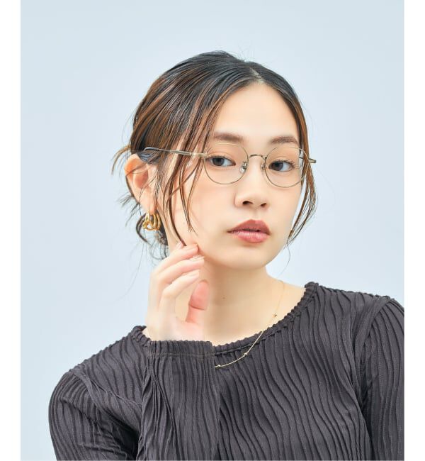  「[黒石奈央子さん ｺﾗﾎﾞ] Zoff｜Naoko Kuroishi メガネ | クラウンパント 伊達・度付き レンズ交換券付」|メガネ|