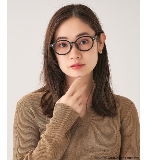  「Zoff｜PUPPET SUNSUN  メガネ | パペットスンスン 伊達めがね・度付き眼鏡   レンズ交換券付」|メガネ|