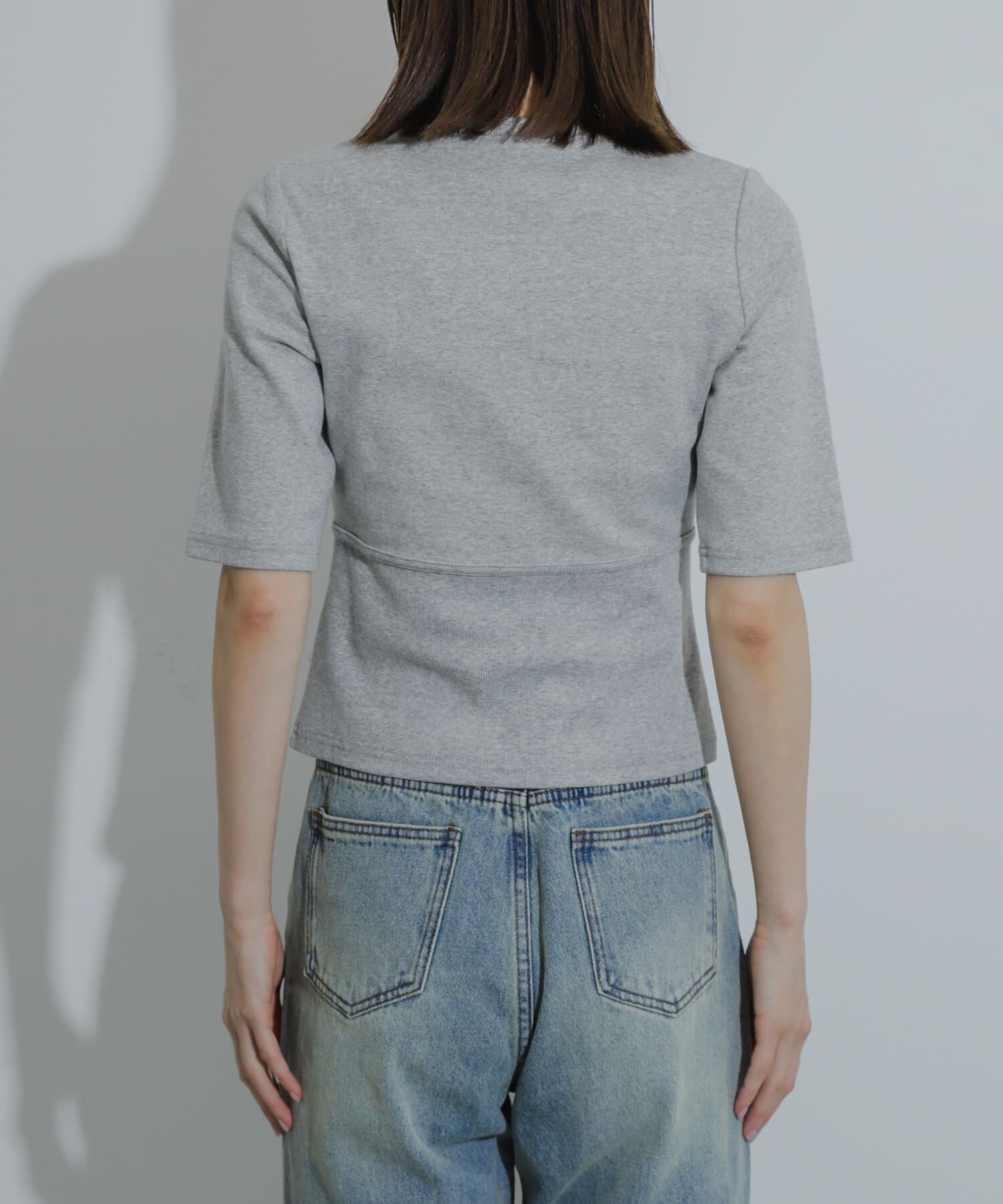 SENSE OF PLACE by URBAN RESEARCH「ウエストリブコンパクトトップ」|Tシャツ・カットソー|