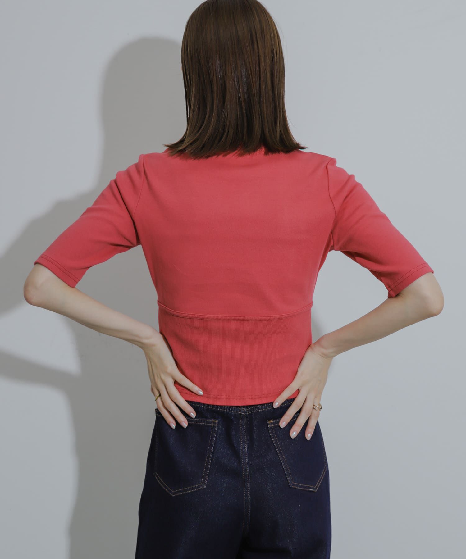 SENSE OF PLACE by URBAN RESEARCH「ウエストリブコンパクトトップ」|Tシャツ・カットソー|