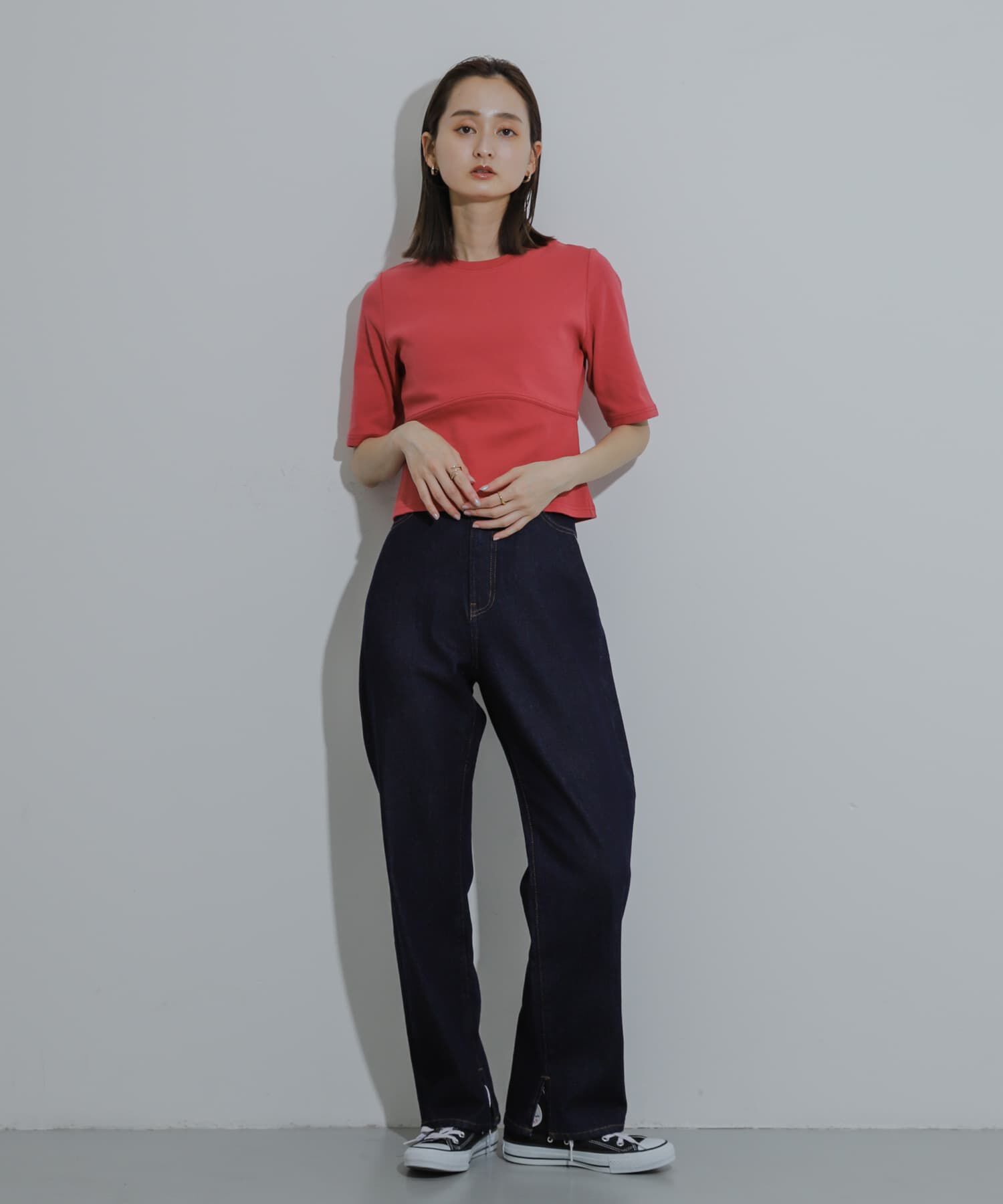 SENSE OF PLACE by URBAN RESEARCH「ウエストリブコンパクトトップ」|Tシャツ・カットソー|