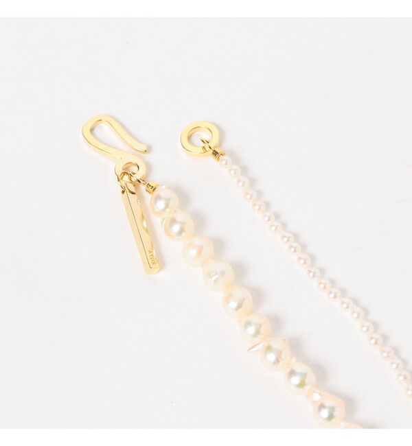 Demi-Luxe BEAMS 「AYUS / アコヤ バロックパール 2トーン ネックレス」|その他|