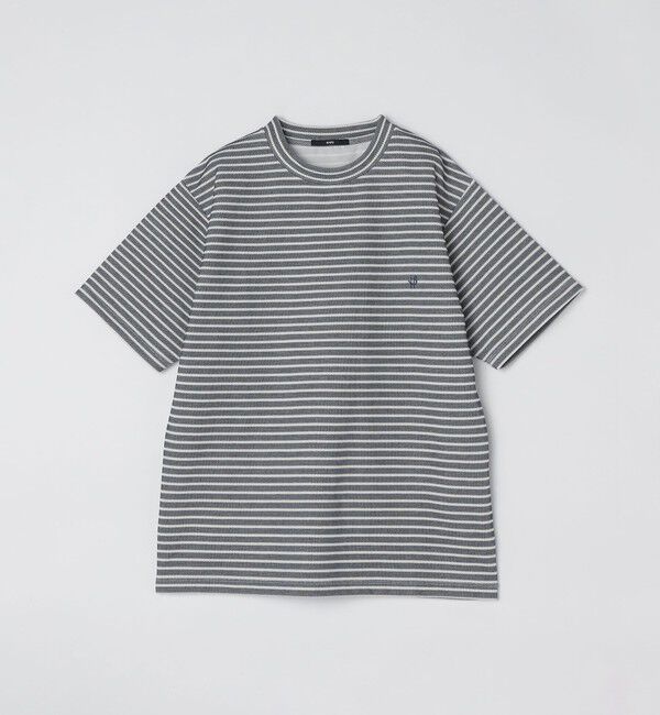 SHIPS「【WEB限定】SHIPS: ワンポイント ロゴ バーズアイ Tシャツ」|Tシャツ・カットソー|