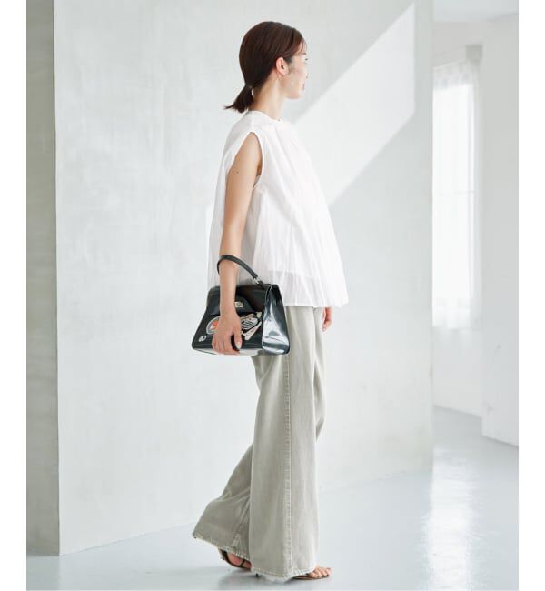 IENA「《予約》MARILYN MOON/マリリンムーン sheer cotton bl ブラウス 4263-104」|シャツ・ブラウス|