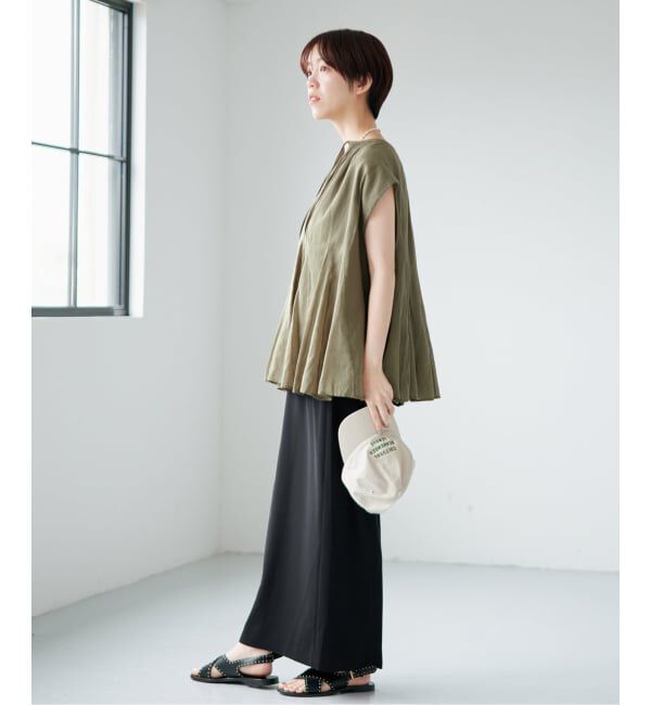 IENA「《予約》MARILYN MOON/マリリンムーン sheer cotton bl ブラウス 4263-104」|シャツ・ブラウス|
