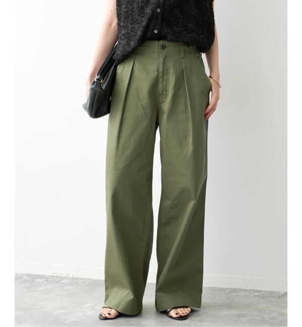 Spick and Span「《予約》ラチネバックイージーストレートパンツ」|その他|