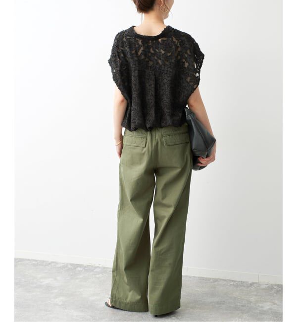 Spick and Span「《予約》ラチネバックイージーストレートパンツ」|その他|