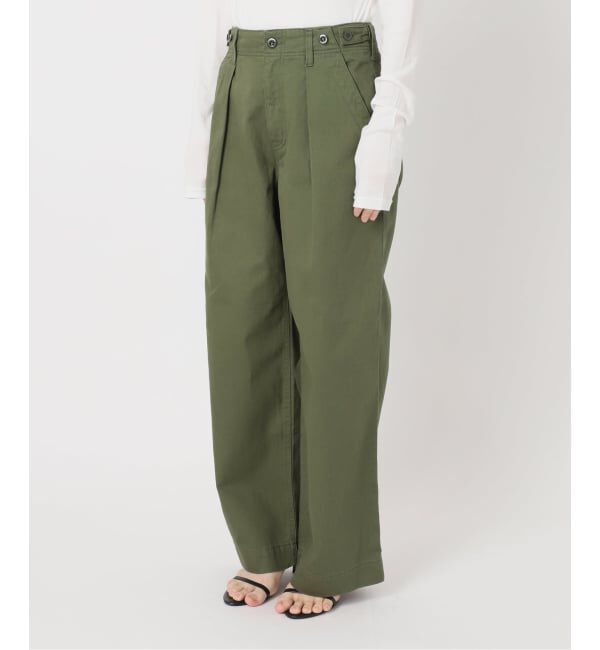 Spick and Span「《予約》ラチネバックイージーストレートパンツ」|その他|