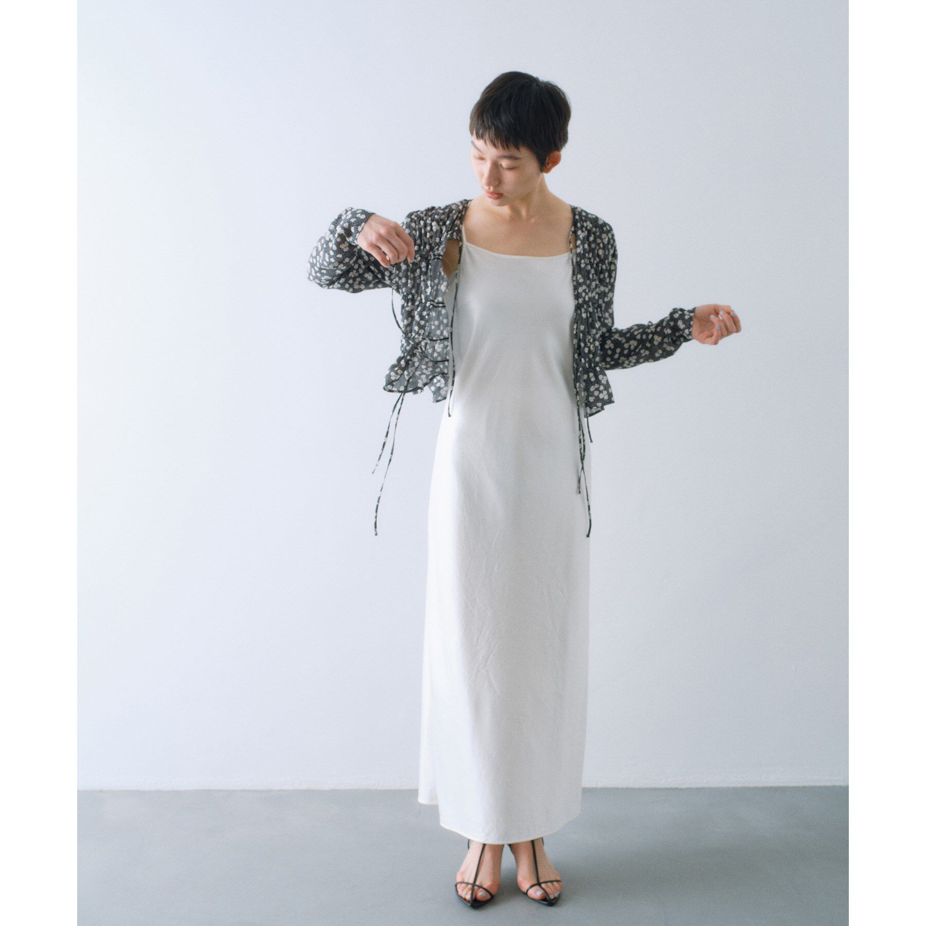 CODE A「petit flower ribbon blouse」|シャツ・ブラウス|