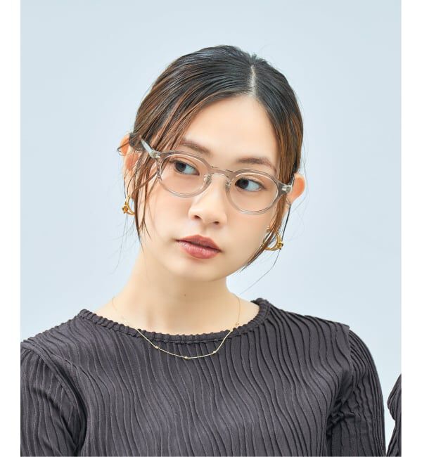  「[黒石奈央子さん ｺﾗﾎﾞ] Zoff｜Naoko Kuroishi メガネ | クラウンパント 伊達・度付き レンズ交換券付」|メガネ|