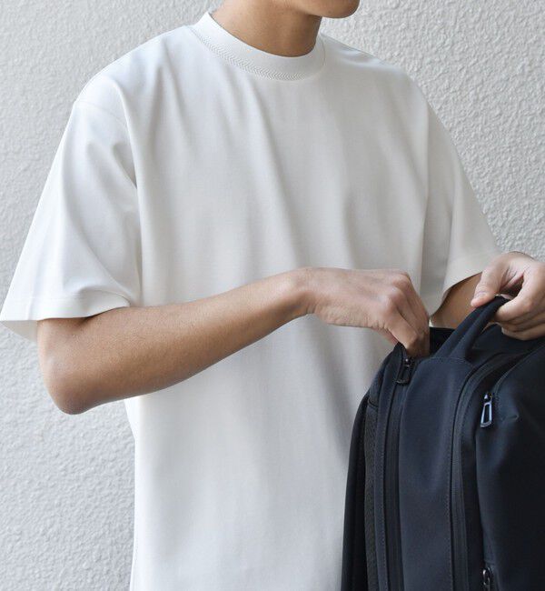 SHIPS any「SHIPS any: デザイン リブ ハイゲージ ポンチ クルーネック Tシャツ◆」|Tシャツ・カットソー|