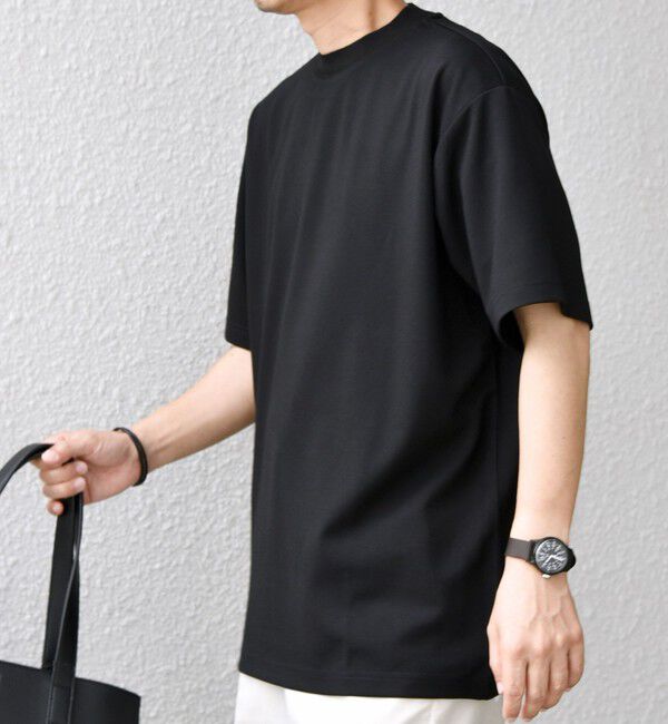 SHIPS any「SHIPS any: デザイン リブ ハイゲージ ポンチ クルーネック Tシャツ◆」|Tシャツ・カットソー|