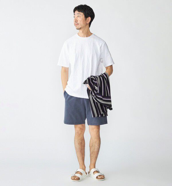 SHIPS「SHIPS: リンクス ジャカード リーフ Tシャツ」|Tシャツ・カットソー|
