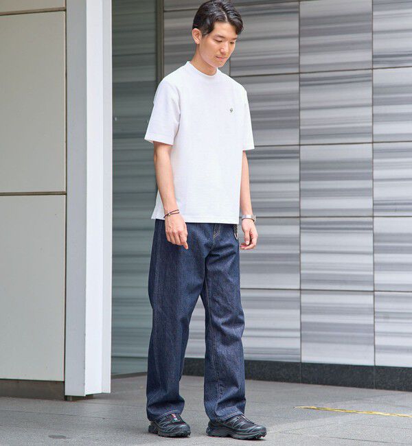 SHIPS「【WEB限定】SHIPS:〈汗染み拡散〉カノコ  ワンポイント Tシャツ」|Tシャツ・カットソー|