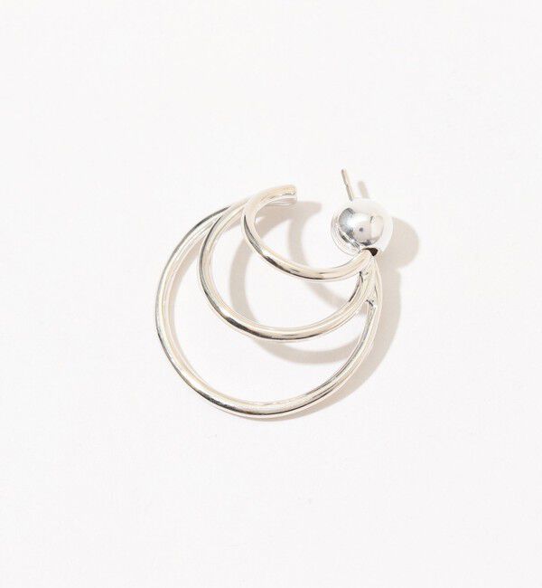 TOMORROWLAND GOODS「SOPHIE BUHAI シルバー トリプルレイヤードフープピアス」|ピアス|