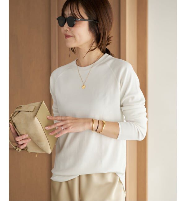 Plage「《追加》premiumフライス long Tシャツ」|Tシャツ・カットソー|ホワイト
