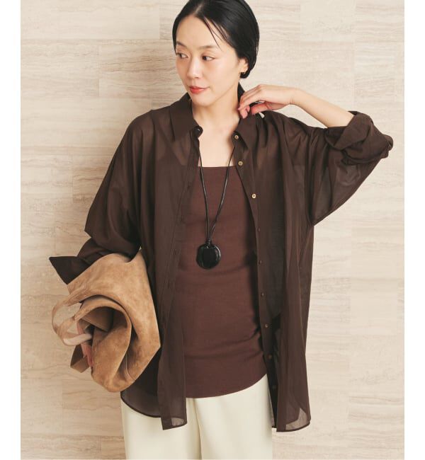 Plage「new cotton sheer シャツ」|シャツ・ブラウス|