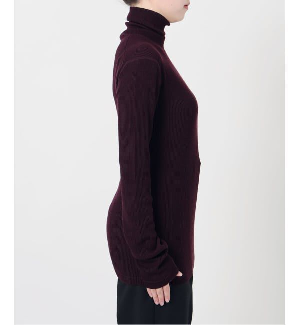 VERMEIL par iena「Embraced wool RIB Turtle ニット」|ニット・セーター|
