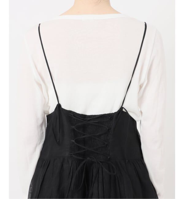 IENA「《予約》MARILYN MOON/マリリンムーン sheer cotton 2way op ワンピース 4263-105」|ワンピース|