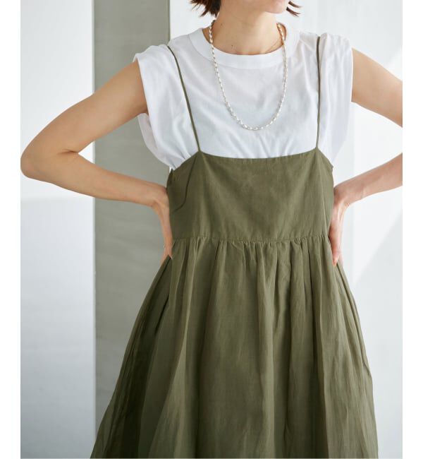 IENA「《予約》MARILYN MOON/マリリンムーン sheer cotton 2way op ワンピース 4263-105」|ワンピース|
