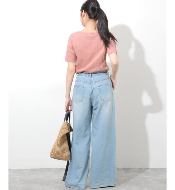 JOURNAL STANDARD relume「ヘンリーネックランダムリブTシャツ」|Tシャツ・カットソー|