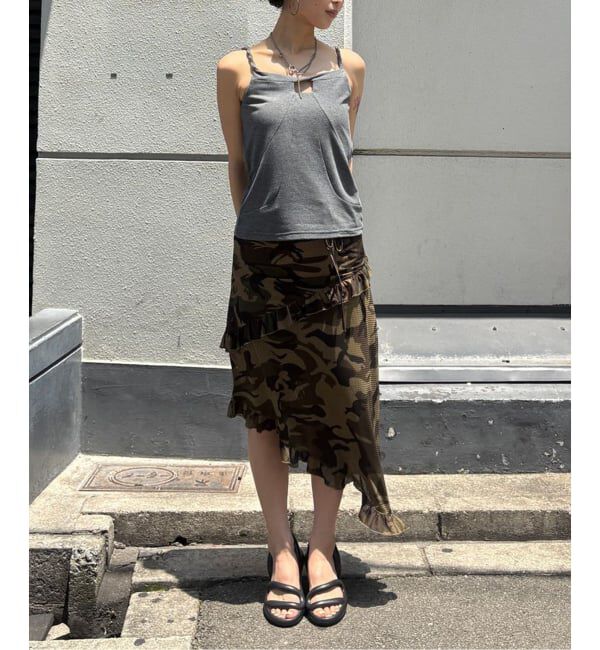 Oriens JOURNAL STANDARD「《予約》パターンドカモフラージュドレス」|ワンピース|