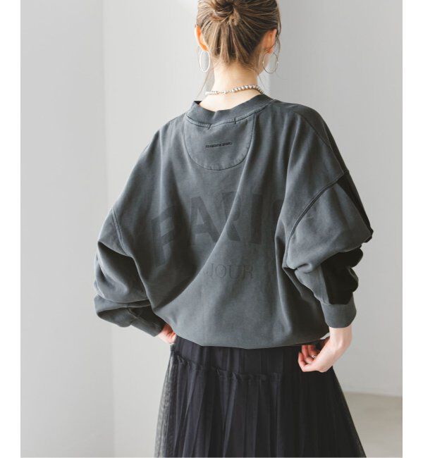 NOBLE「ARAMINTA JAMES/アラミンタ ジェームス PARIS SWEATSHIRT」|スウェット・ジャージ|グレー